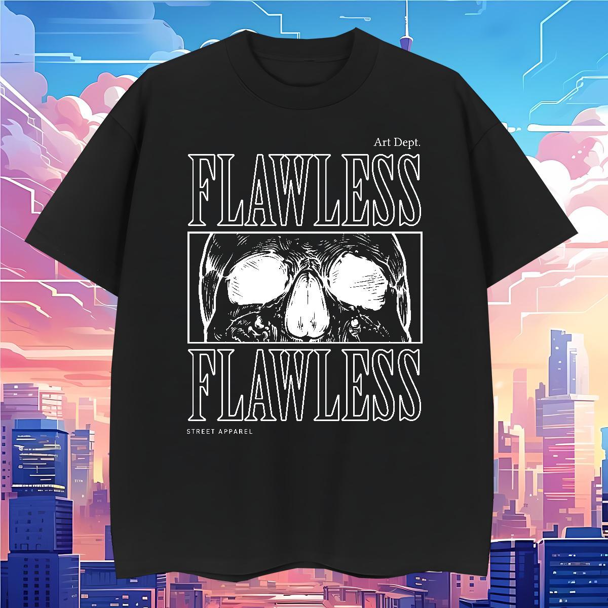 Loose Fit Man T Shirts 100% Cotton 230g skull High Street Hip Hop Plus Size Custom Short Sleeve Soft Men Tees Classic Tshirts