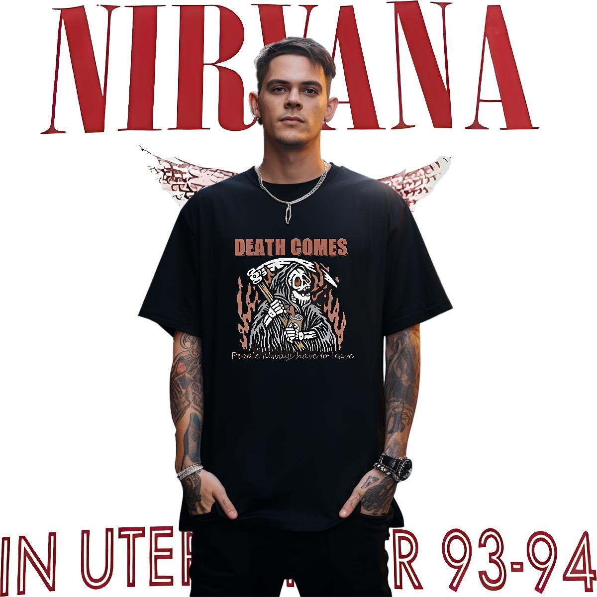 Loose Fit Men T Shirts 230g 100% Cotton skull Sport Floral Print O Neck Short Sleeves Mens Tshirts 2024 Tees