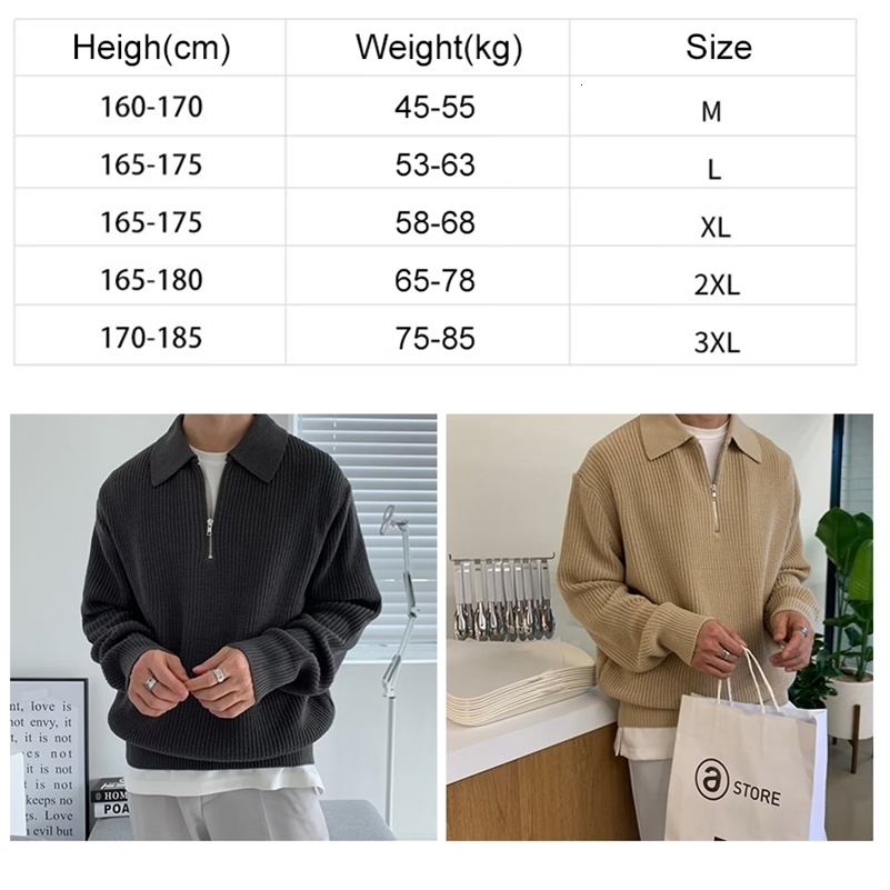Men Korean Fashion Knitwear Harajuku Knit Sweater Casual Pullovers Jumpers Warm Sweatshirts Vintage Sweaters Man Winter Clothing 240824