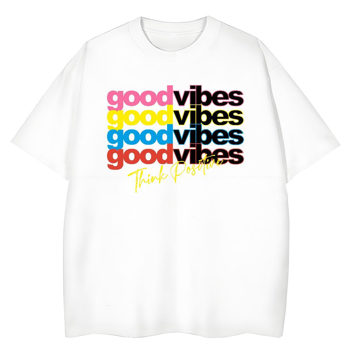 High quality Womens Tshirts 230g 100% Cotton letter Home Outdoor T-Shirts Short Sleeve O-Neck Cartoon Printing L-4XL Wear