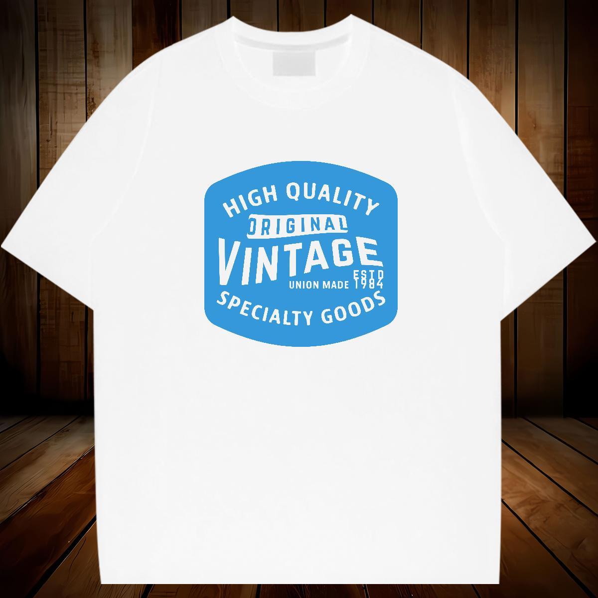 Comfortable T shirt 230g 100% Cotton letter Daily Outfit White Plus Size Breathable Soft Mens Tshirts Fashion Casual Tees