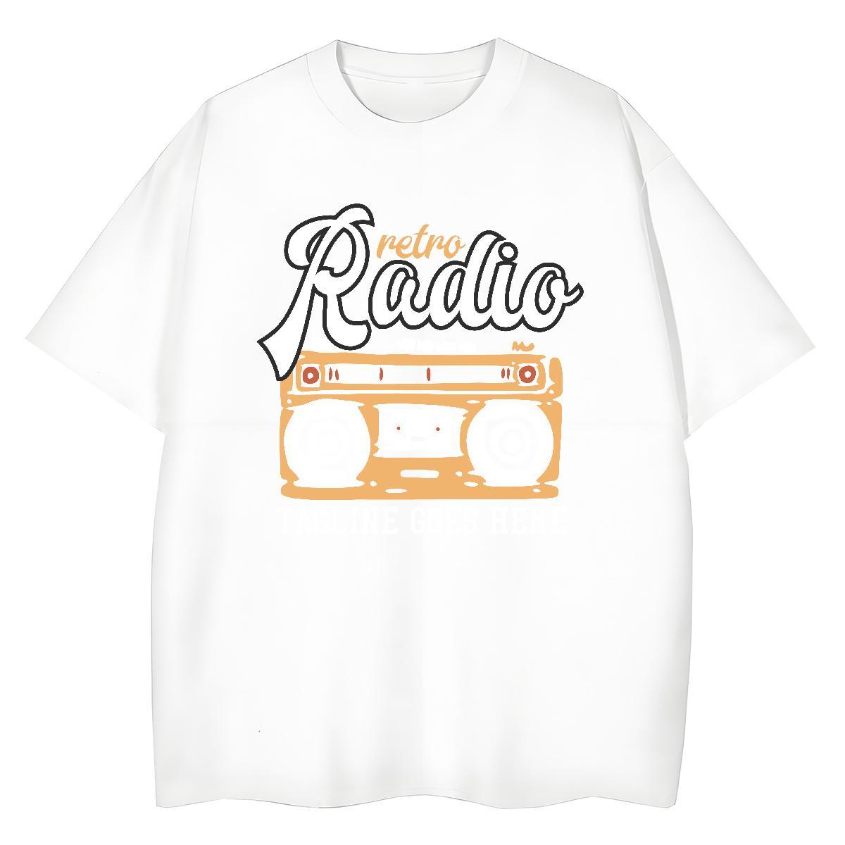 Female Womens Tshirts 230g Pure Cotton letter Street Women T Shirts Short sleeve Soft Oversized L-4XL Clothes Shirt