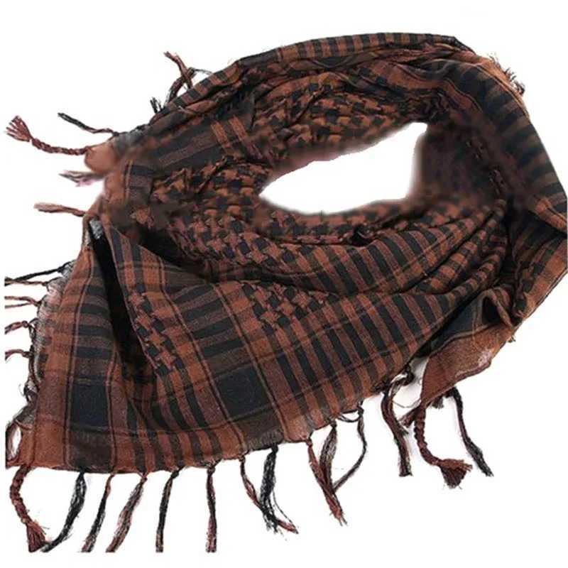 Summer breathable mens tactical Arabic scarf fashionable outdoor lightweight headscarf spring army flat head scarf to keep warm W240824