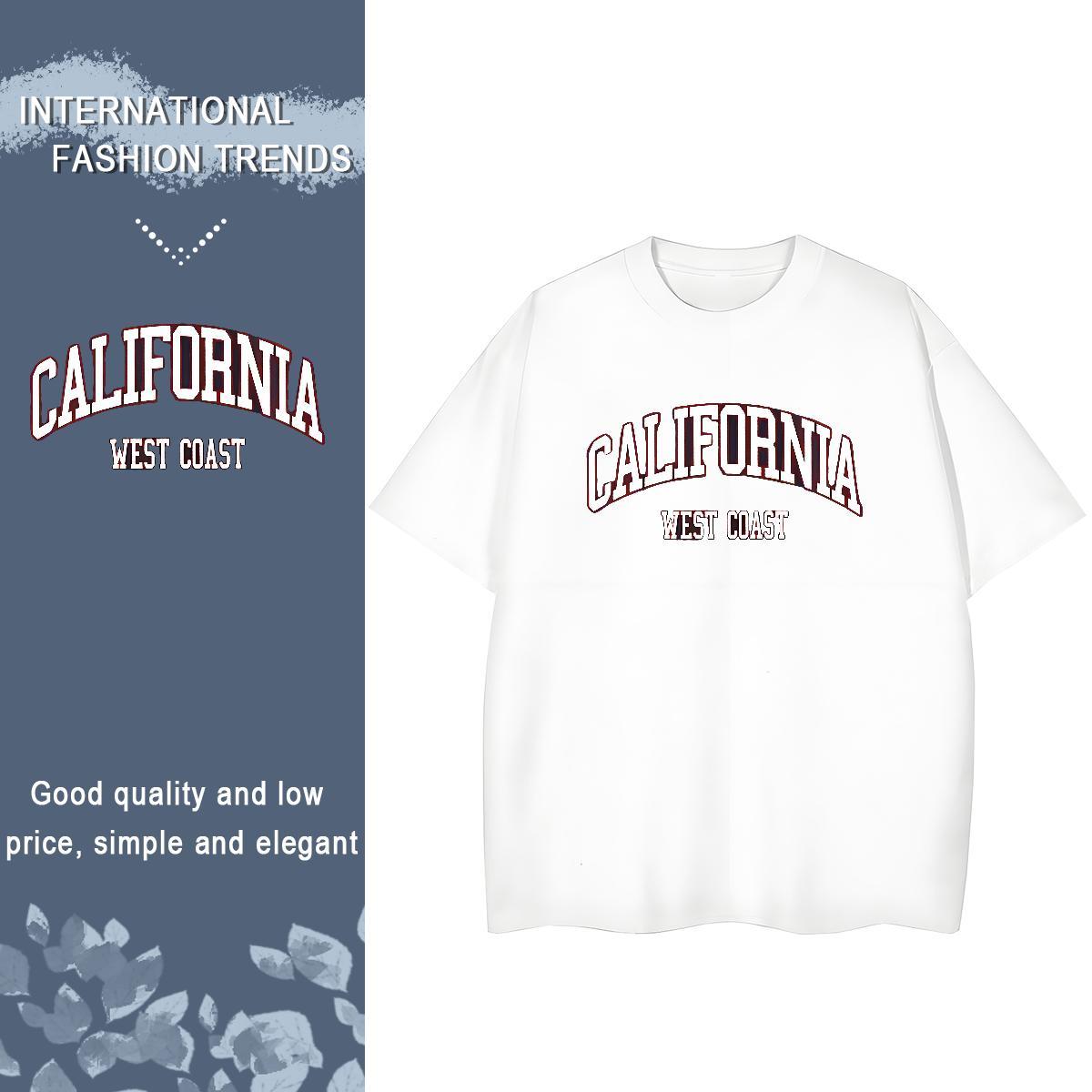 High quality Women Tshirts 230g 100% Cotton letter Sport Women T Shirts Crew Neck Breathable DIY Logo Tops Shirt