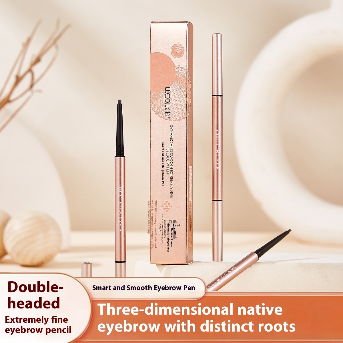 Professional Makeup Artist's Choice - Dual Tip Brow Shaping Tool by WODWOD