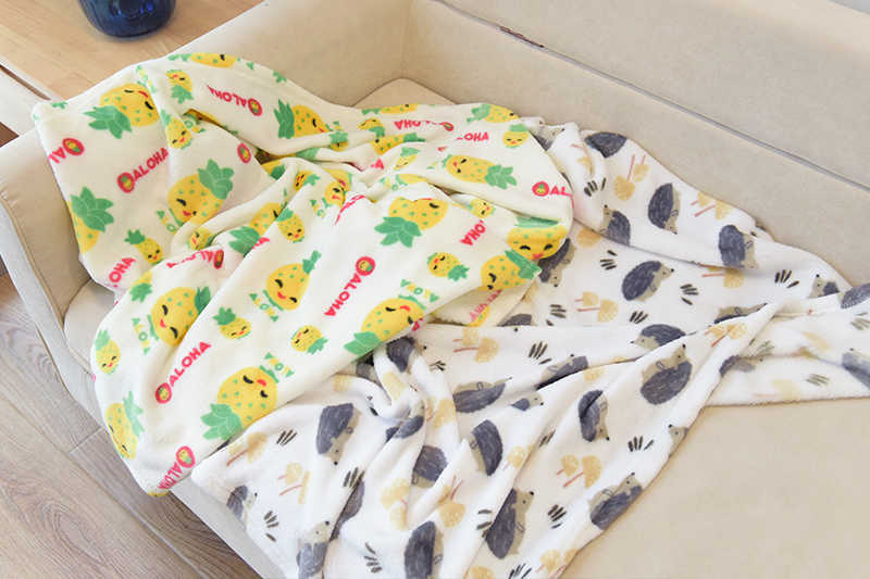 Blankets Swaddling 97N Micro Flaw 70 * 100 Infant and Childrens Thin Flannel Blanket for Office Napping Leg Covering Small Blanket Pet S248263