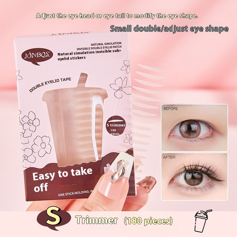 Waterproof Jonbos Beauty Patches for Double Eyelids Non-Greasy & Discreet Application