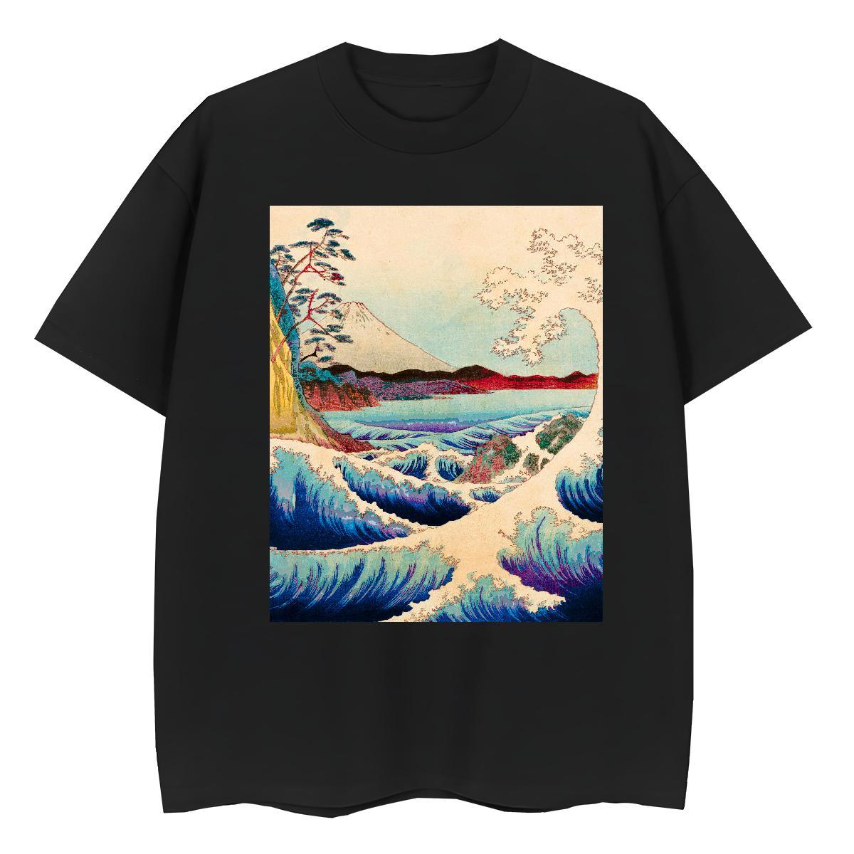 Unisex Unisex Tshirts 230g Cotton mountains Summer Casual Woman T Shirts Breathable Short Sleeve Custom Print Oversized Top Shirts