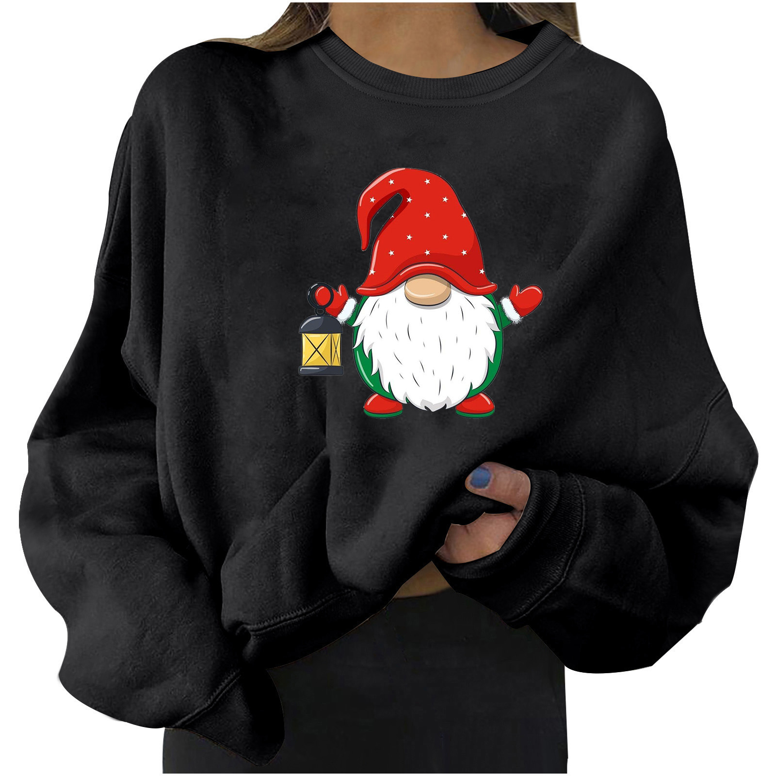 Personalized print plus size women's loose fit dongdumaoyi