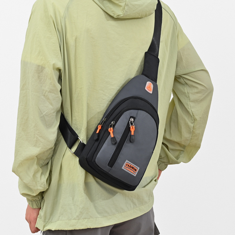 Men Multifunctional Chest Bag Leisure Style Travel Crossbody Bag Business Commuter Korean Version Shoulder Bag Free shipping
