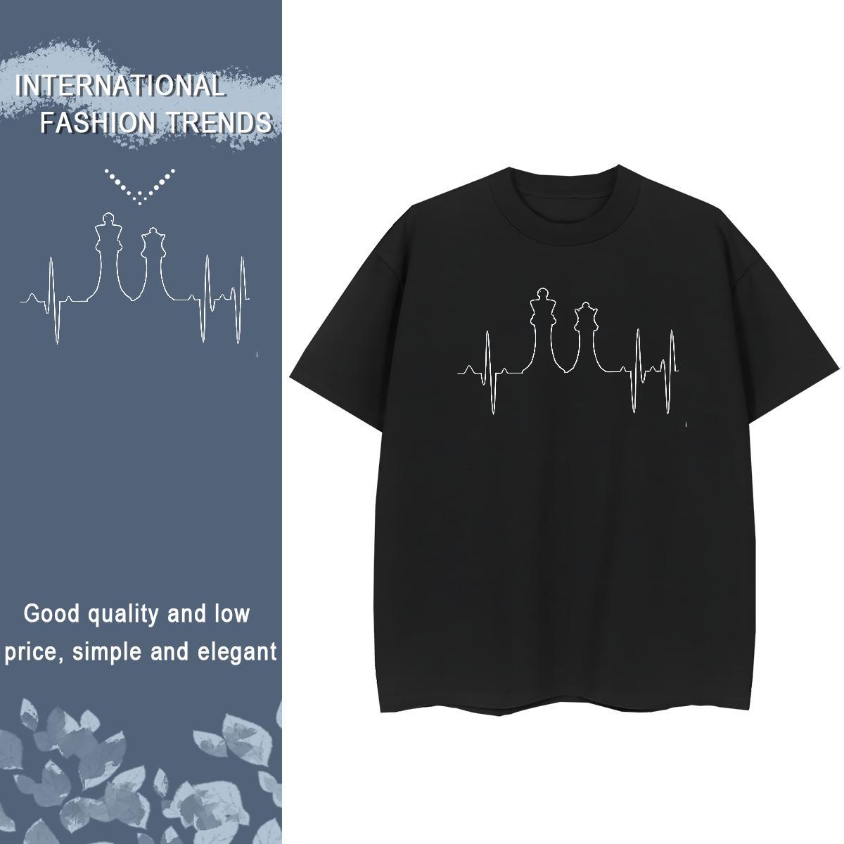 Loose T-Shirts for Men 230g Pure Cotton letter High Street Hip Hop DIY Breathable Short Sleeve Mens Tshirts Stylist Tee Shirt