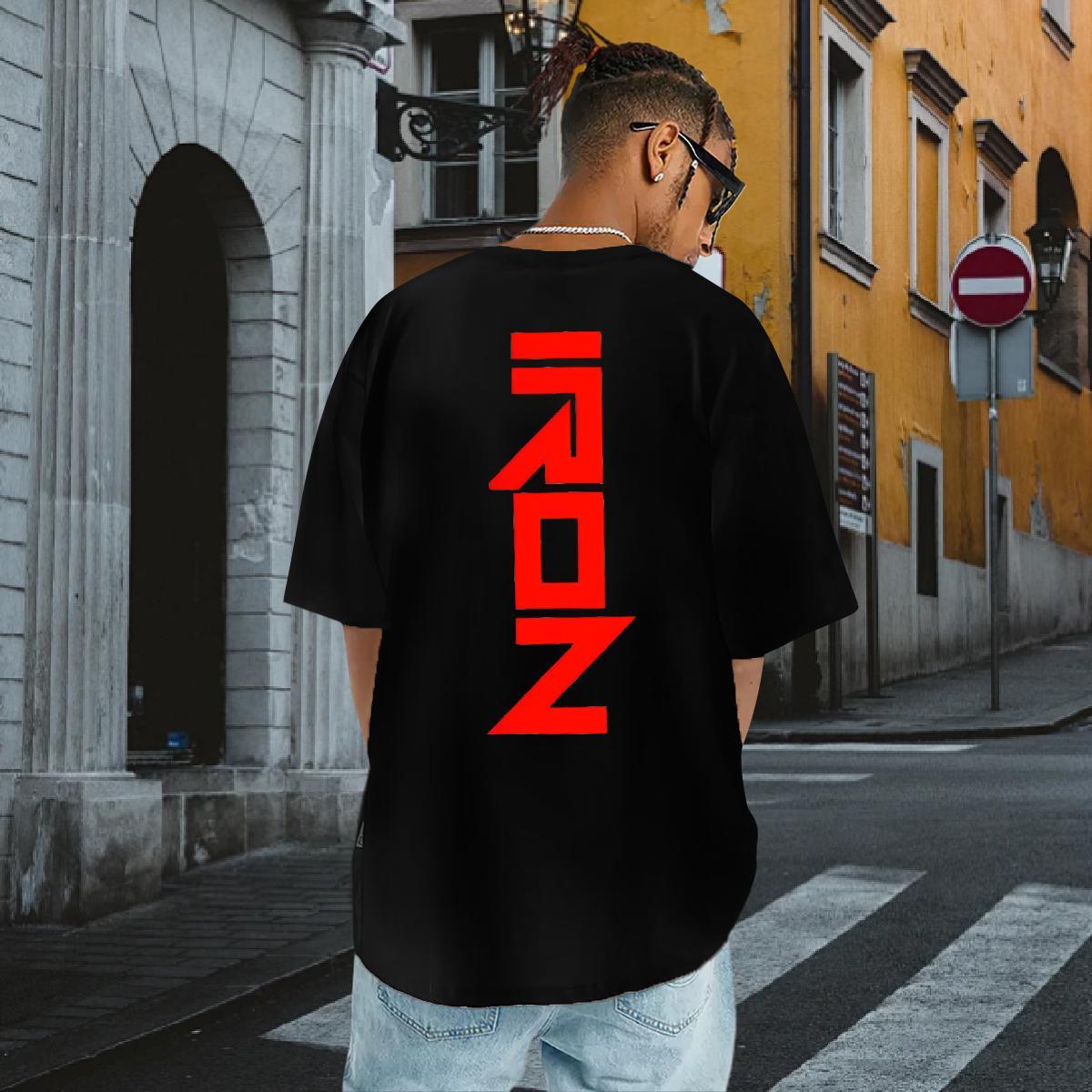 Loose T shirt 100% Cotton 230g letter Spring Summer Black White Breathable Crew Neck Men Tees Fashion Design Tops Shirt
