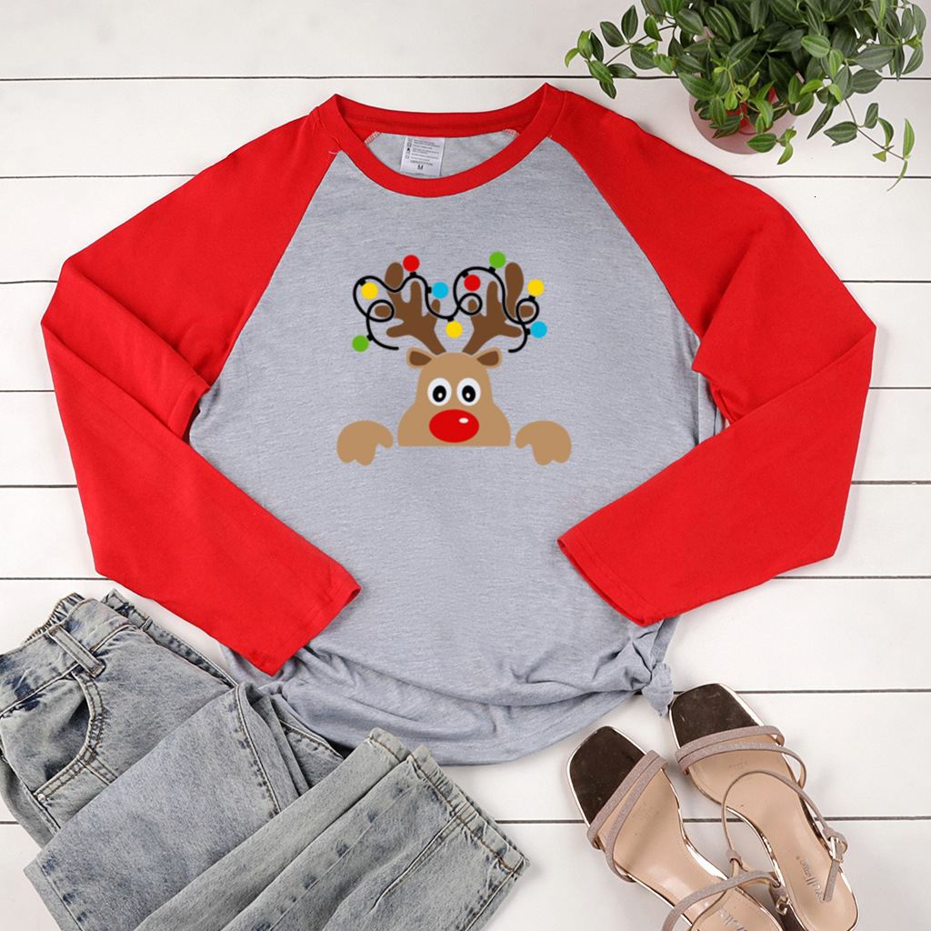 New Double Color Shoulder Insertion Long Sleeve Letter Printed Loose Large Size dongdumaoyi