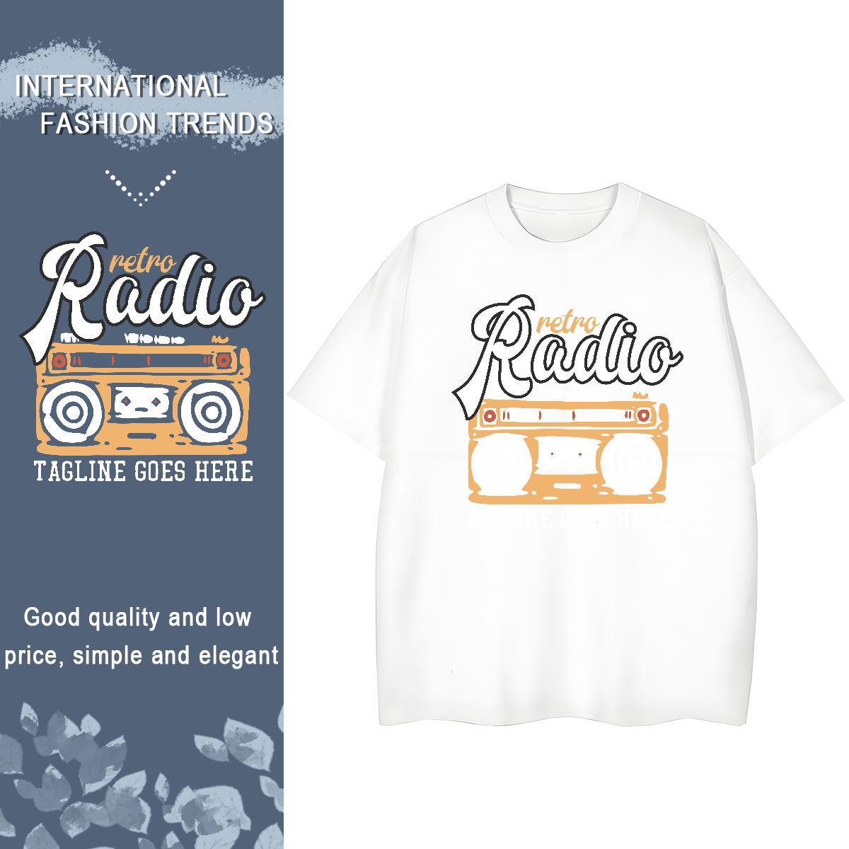 Female Womens Tshirts 230g Pure Cotton letter Street Women T Shirts Short sleeve Soft Oversized L-4XL Clothes Shirt