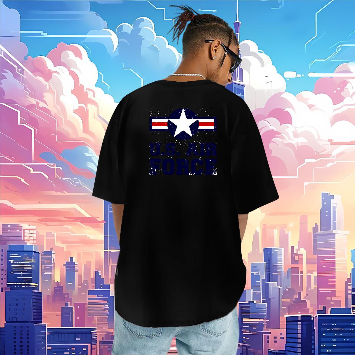 Comfortable T shirt 230g 100% Cotton letter Street Wear Custom Anime Short Sleeve O-Neck Men Tops Tees New Arrival Clothings