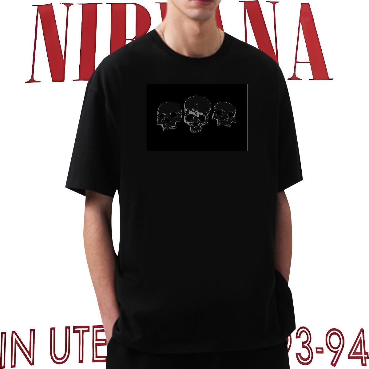 Brand T-Shirts 230g Cotton skull Hip Hop Street White Plus Size Breathable Short Sleeve Men Tees Classic Top Tees