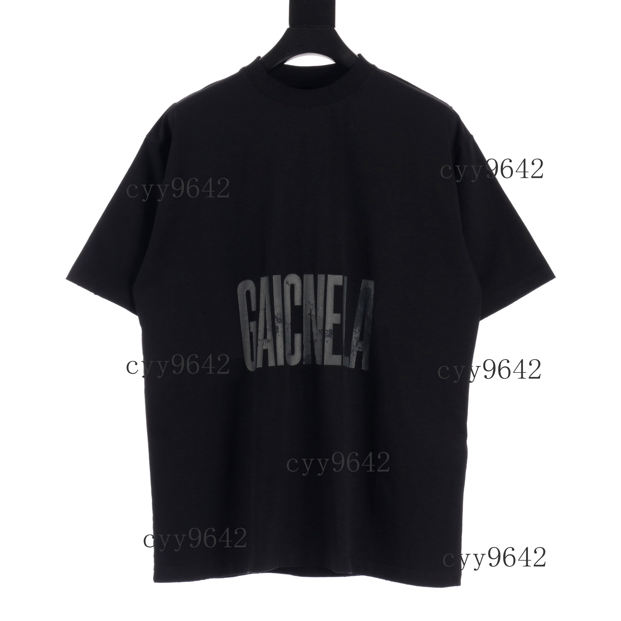 Men's Plus Tees & Polos Round neck embroidered and printed polar style summer wear with street pure cotton 1ea