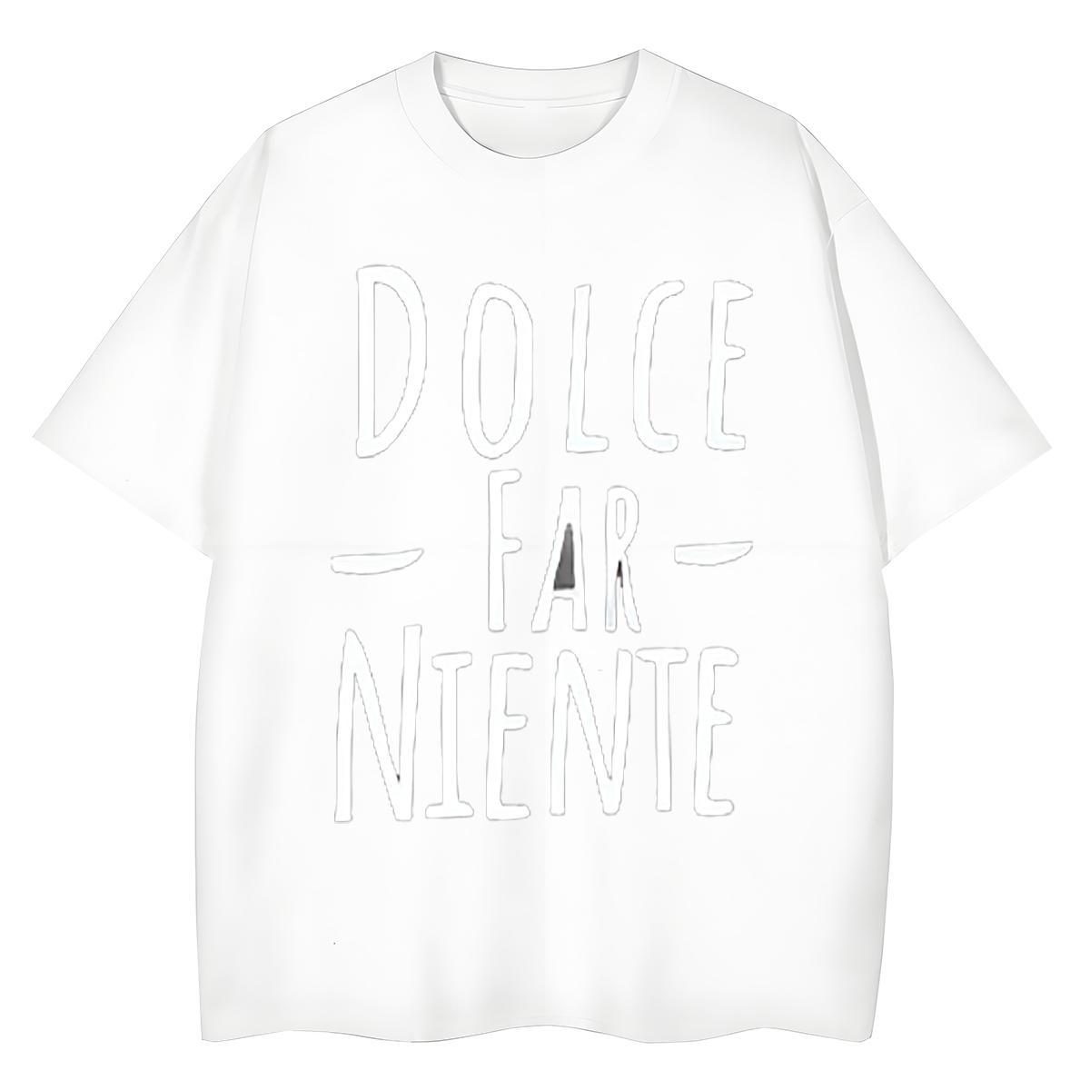 Loose fit Womens Tshirts 230g 100% Cotton letter Street T Shirt For Woman Breathable Crew Neck DIY Anime Printed Top Tees