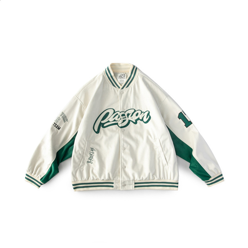 Mens Jackets Spring Mens Bomber Baseball Jacket Letter Embroidery Patchwork Coat Hip Hop Streetwear Casual Loose Varsity Jackets Unisex 220908
