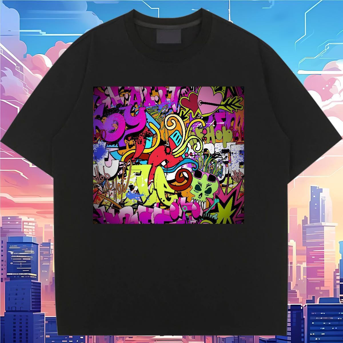 High quality Tshirt for Man Woman 230g 100% Cotton Colorful Daily Outfit Woman T Shirts Short sleeve Soft Anime Oversized Wear