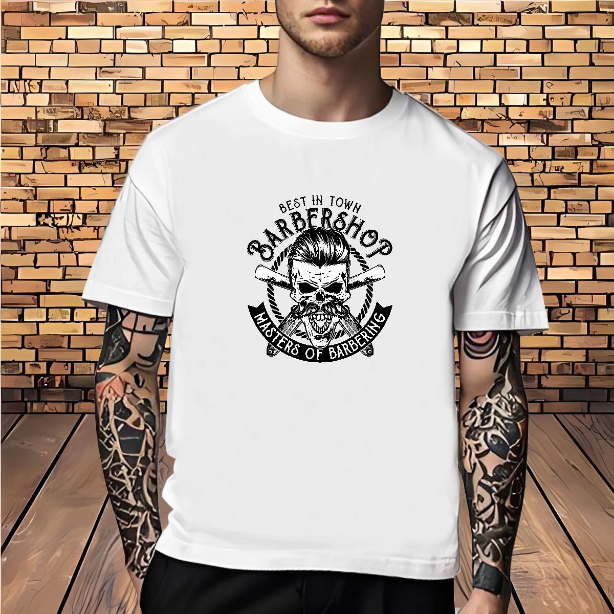 Designer Man T Shirts 230g Pure Cotton skull Outdoor Anime Crew Neck Men Tshirts Stylist Tee Shirt