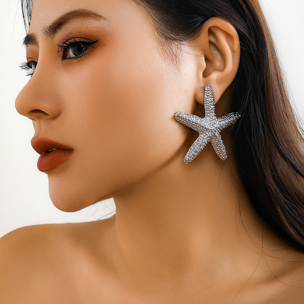 Jewelry Ocean Party Exaggerated Holiday Beach Sea Star Pendant Necklace