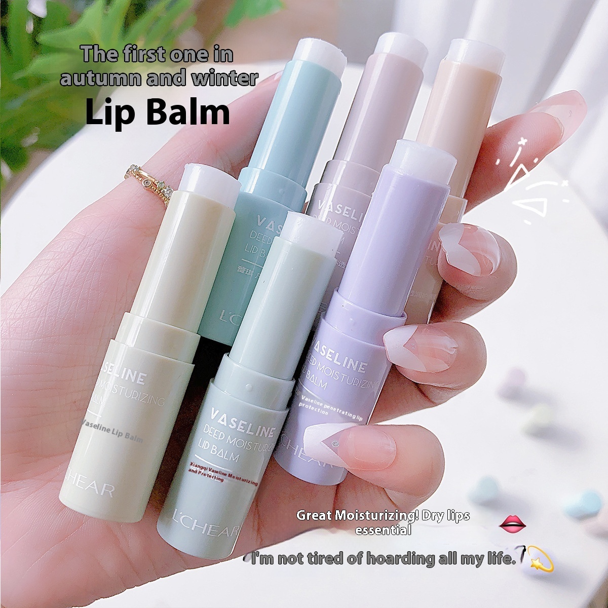 Gentle Lacey Vaseline Moisturizer Lipstick for Younger Skin Perfect for School Use