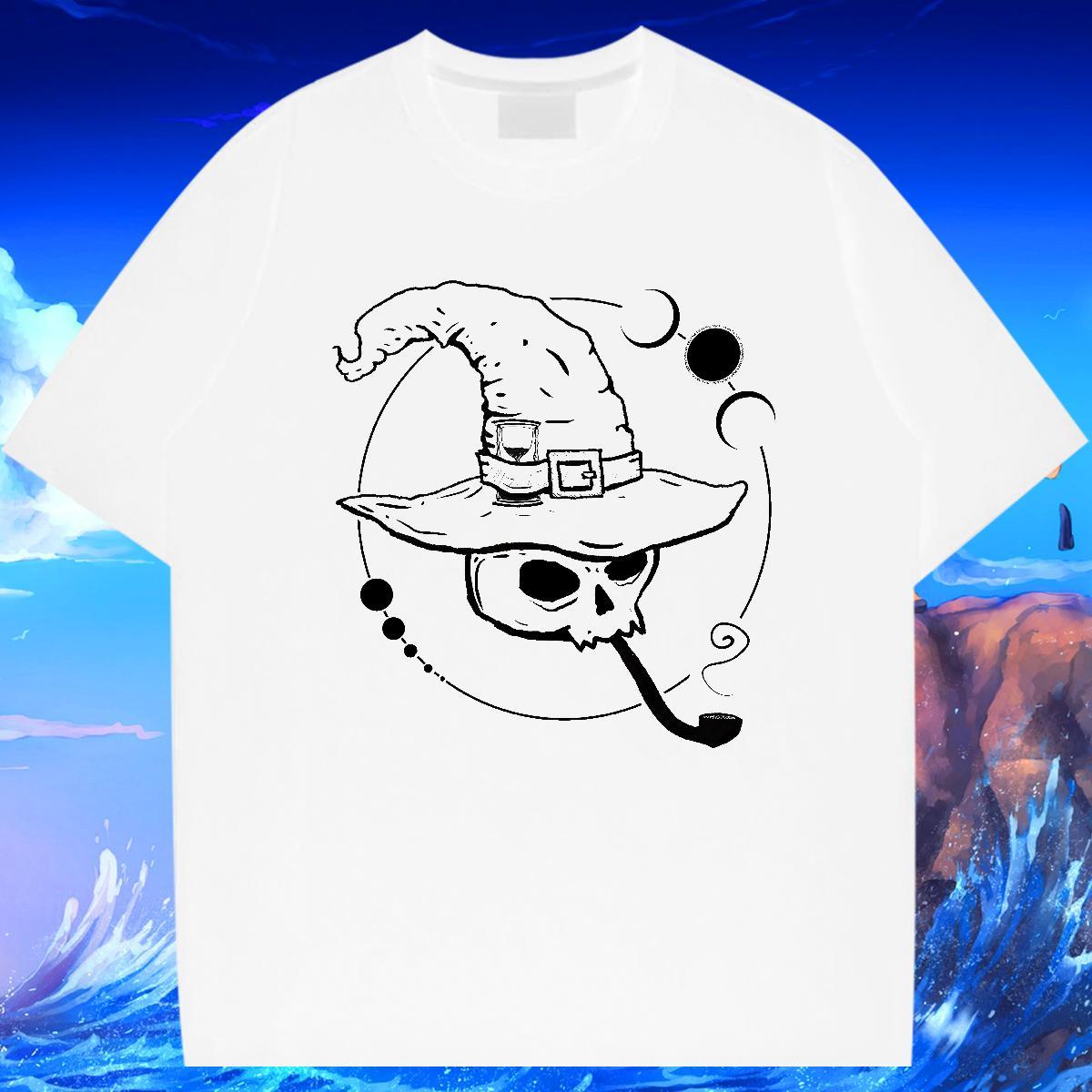 Brand T-Shirts for Men 100% Cotton 230g skull Street wear Hip Hop Skull Breathable Soft Mens Tshirts Stylist Tops