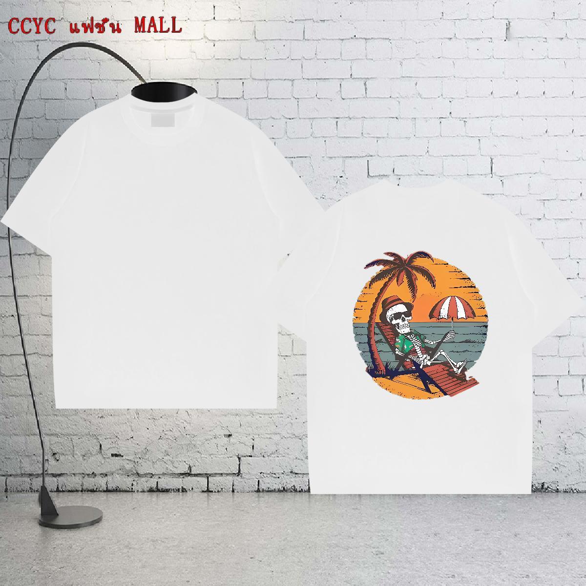 Unisex T Shirts Men 100% Cotton 230g sea Daily Wear Plus Size Custom O Neck Short Sleeves Men Tshirts Designer Tops