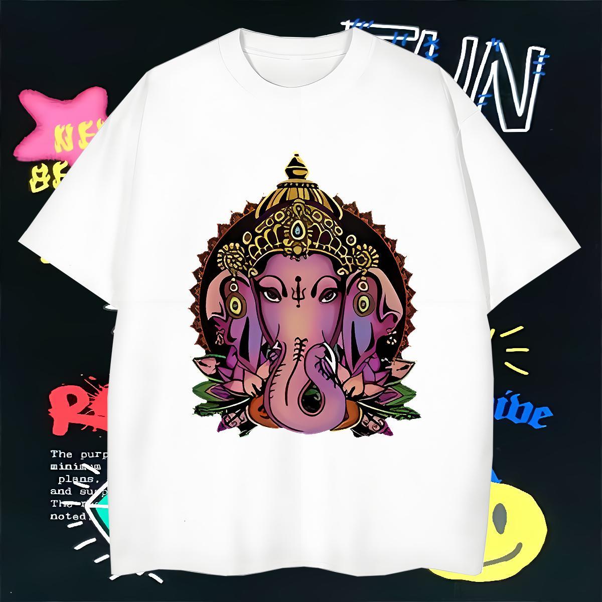 Cool Design T-Shirts for Men 100% Cotton 230g religion Casual Beach Oversized Breathable Short Sleeve Tshirt for Man Woman New Arrival Clothes