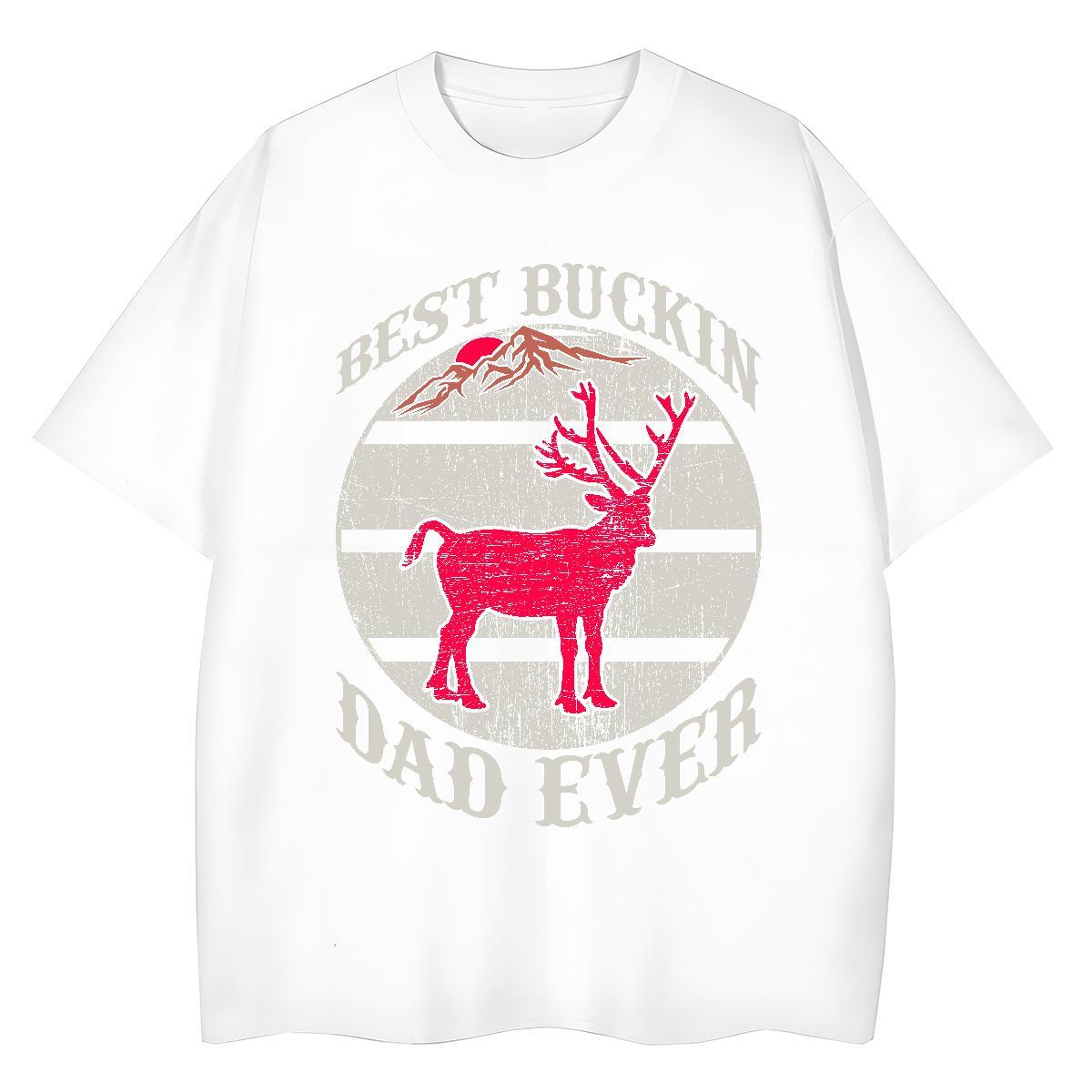 Comfortable Women Tshirts 230g Pure Cotton deer Daily Outfit T-Shirts O Neck Short Sleeves Cartoon Anime Polos