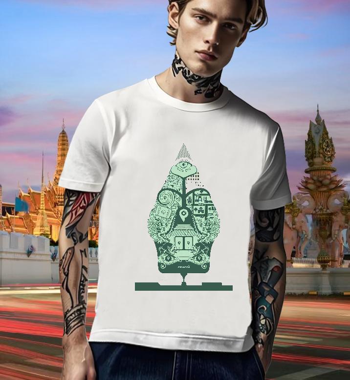 Soft T-Shirts 100% Cotton 230g eye of the devil Street Casual Anime Print Crew Neck Breathable Men Tshirts DIY Wear