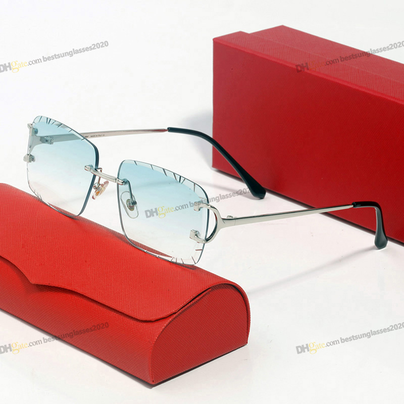 Luxury Designer Sunglasses for Women Men Women Sunglasses Eyewear Brand Sunglasses Fashion Classic Square diamond cut lens with Original Box Travel Beach