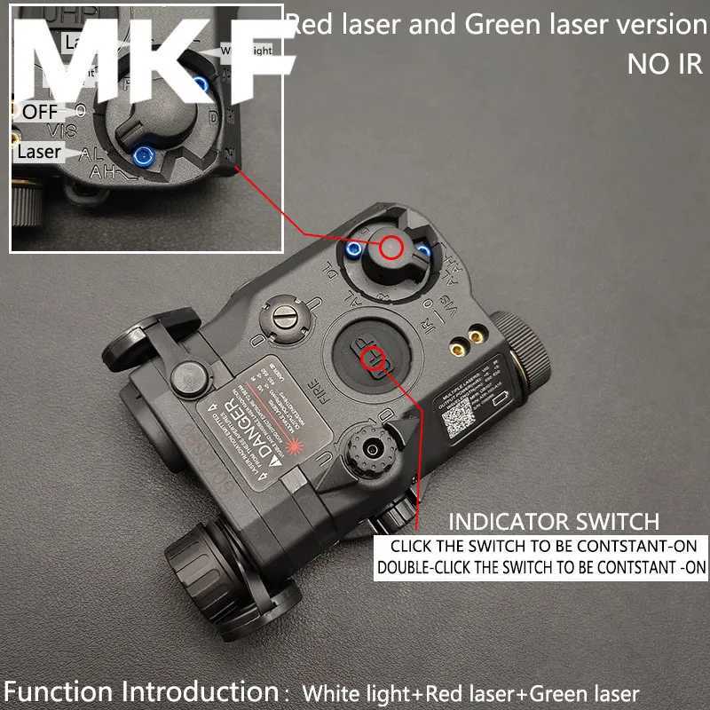 Airsoft PEQ-15 PEQ15 tactical red laser green laser infrared filling light LED strobe hunting weapon reconnaissance light aiming 20mm rail PEQ CL24082