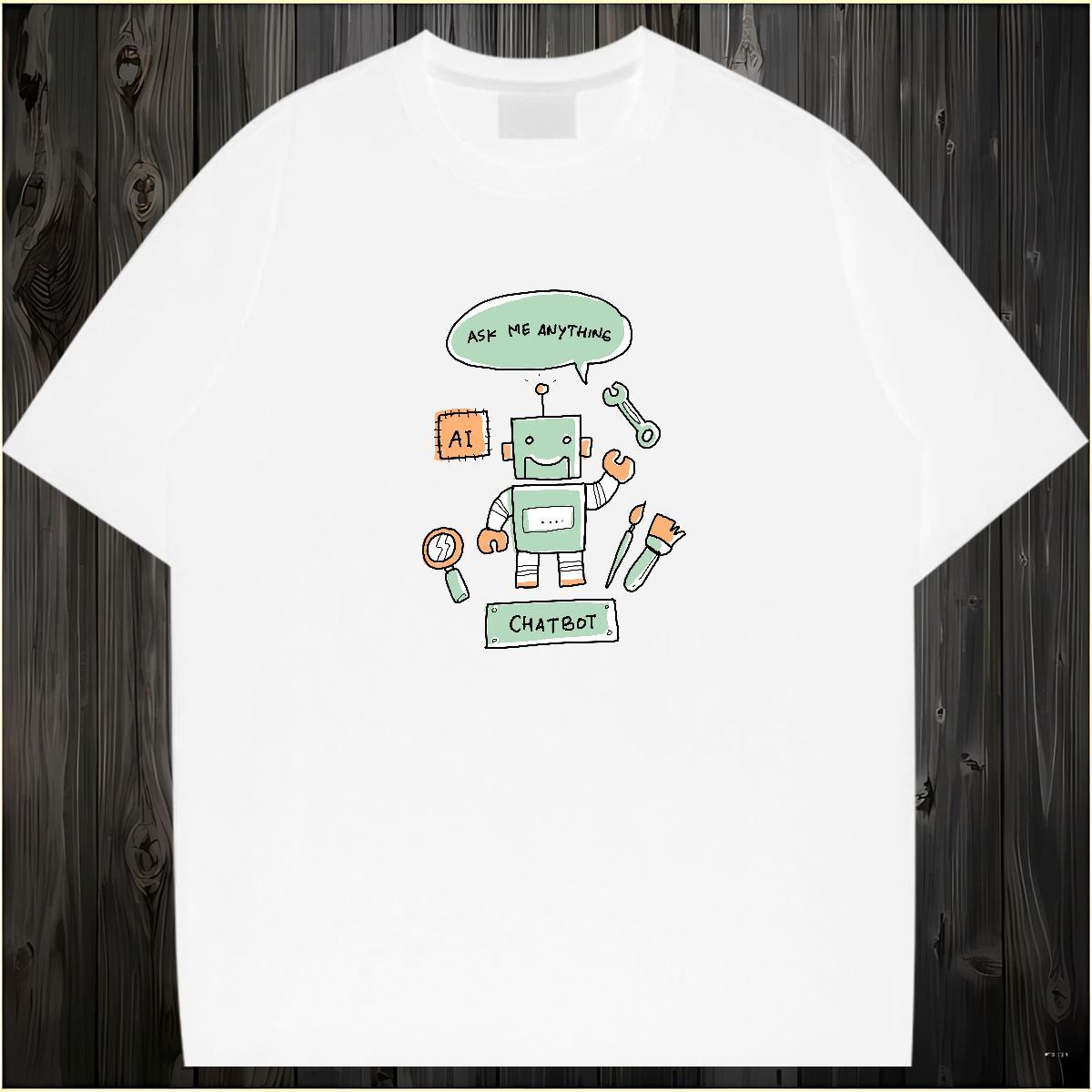 Unisex T Shirt For Man 100% Cotton 230g skull Daily Wear Customized Print Breathable Short Sleeve Men Tshirts New Designer Tops Shirt