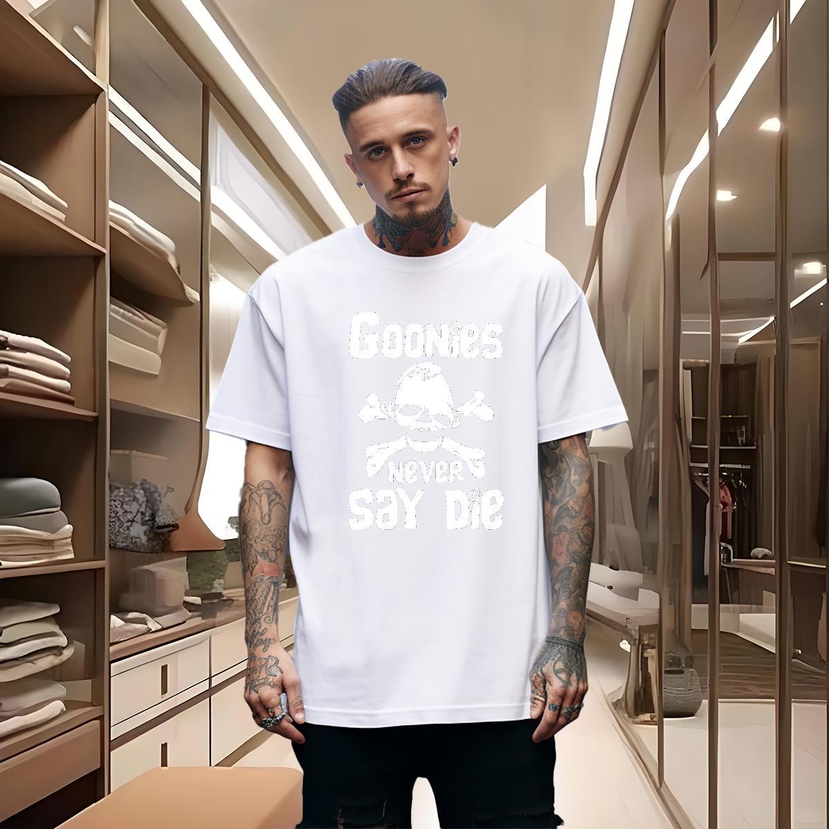 Free Shipping T Shirts Men 230g 100% Cotton skull Sports Casual Plus Size Custom Crew Neck Breathable Men Clothes T-Shirt Brand Tees Shirts