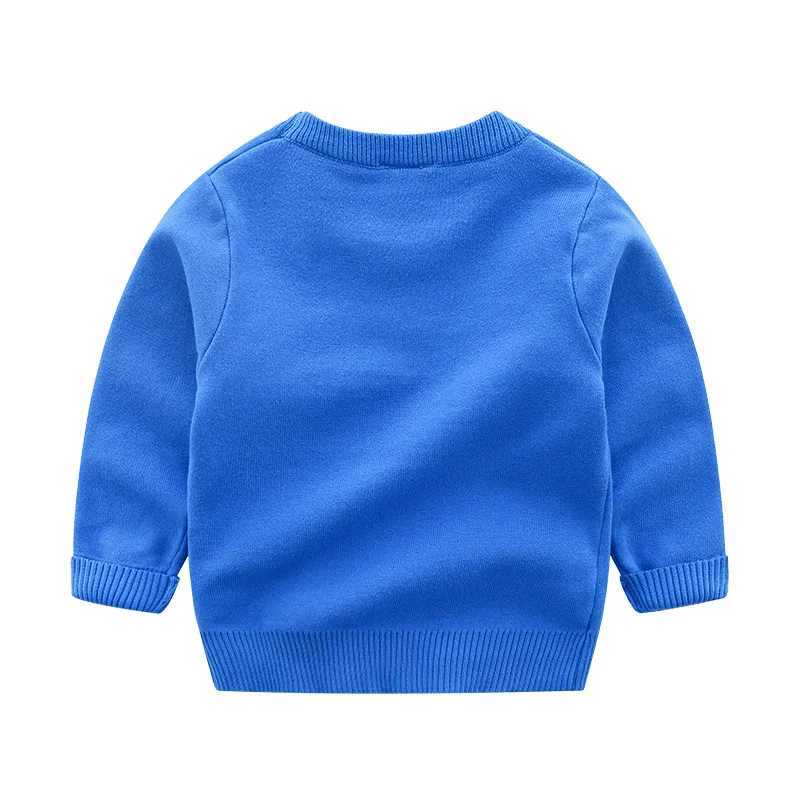 2024 autumn and winter childrens sportswear long sleeved cartoon animal childrens pulley 1-6 years old childrens knitting jumperW240824
