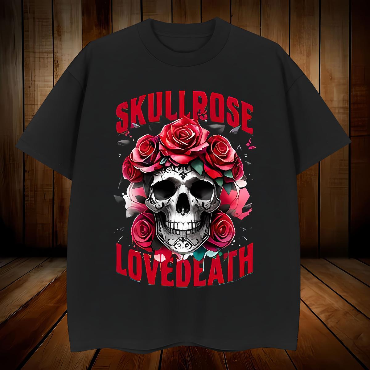 Cool Design Mens T Shirts 230g Pure Cotton flower Daily Wear Black Oversized Breathable Soft Men Tops Tees 2024 DIY Tshirts