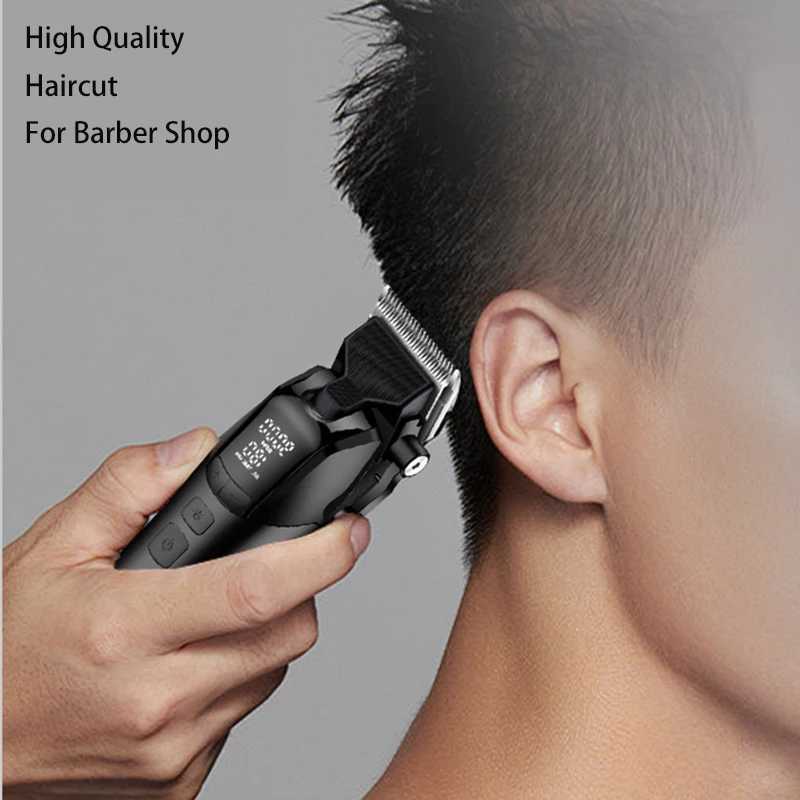 Kemei New Barber Professional Barber Hair Clipper Mens Adjustable Large Capacity Hair Clipper KM-1858 W240824