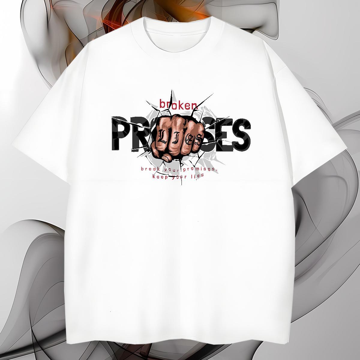 Popular Mens T Shirts 100% Cotton 230g letter Hip Hop Street Anime Breathable Short Sleeve Tshirt for Man Woman New Tops Shirt