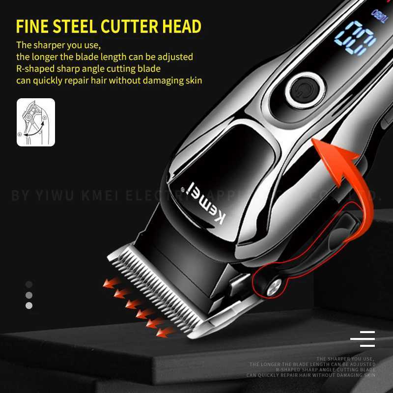 High quality professional Kemei electric hair clipper suitable for salon baby hair clippers Kemei KM-1990 W241017