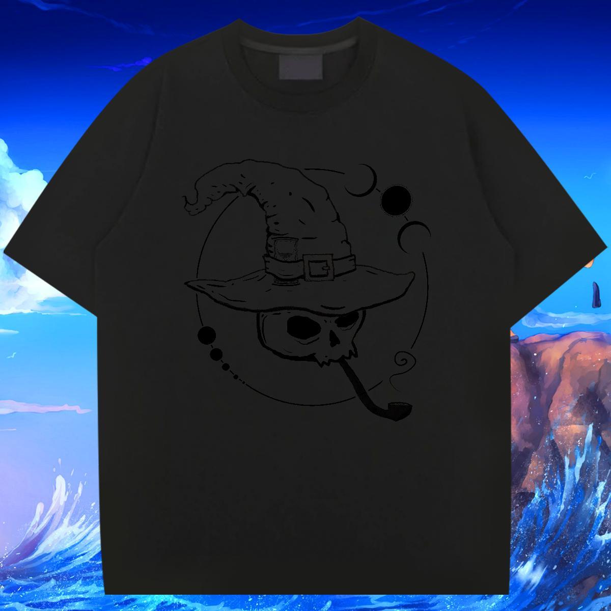 Brand T-Shirts for Men 100% Cotton 230g skull Street wear Hip Hop Skull Breathable Soft Mens Tshirts Stylist Tops