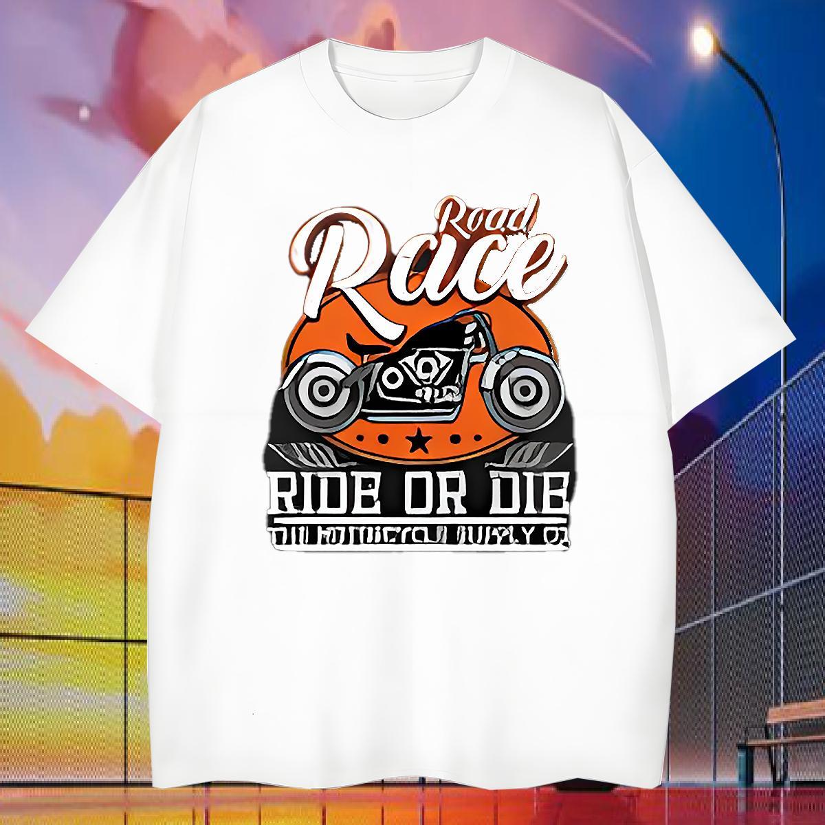 Wholesale Man T Shirts 230g Pure Cotton Motorcycle Daily Wear Black Oversized Breathable Short Sleeve Men Tops Tees Stylist Clothings