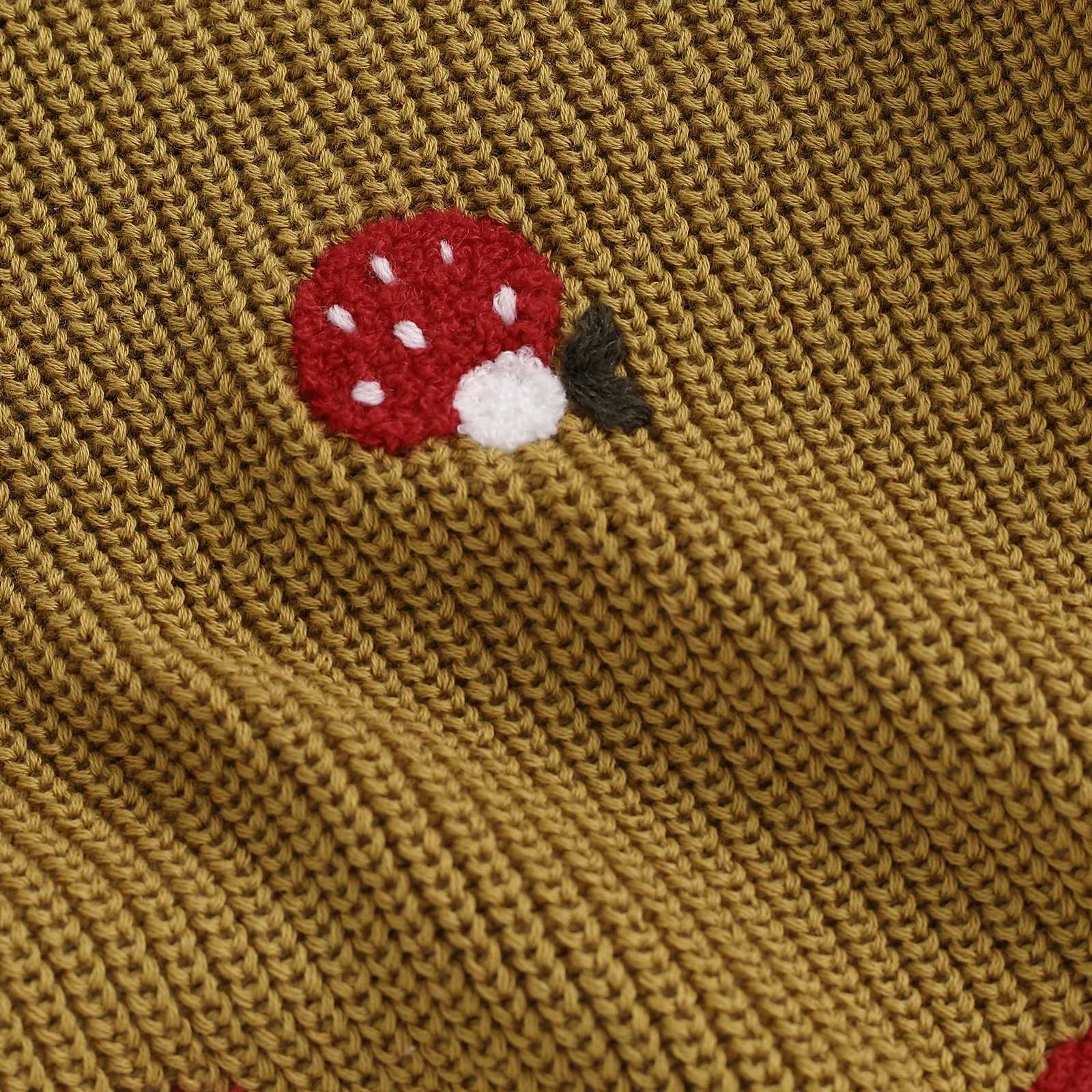 Citgeett autumn preschool newborn girl boy sweater casual embroidery warm knit long sleeved floral knit dressW240824