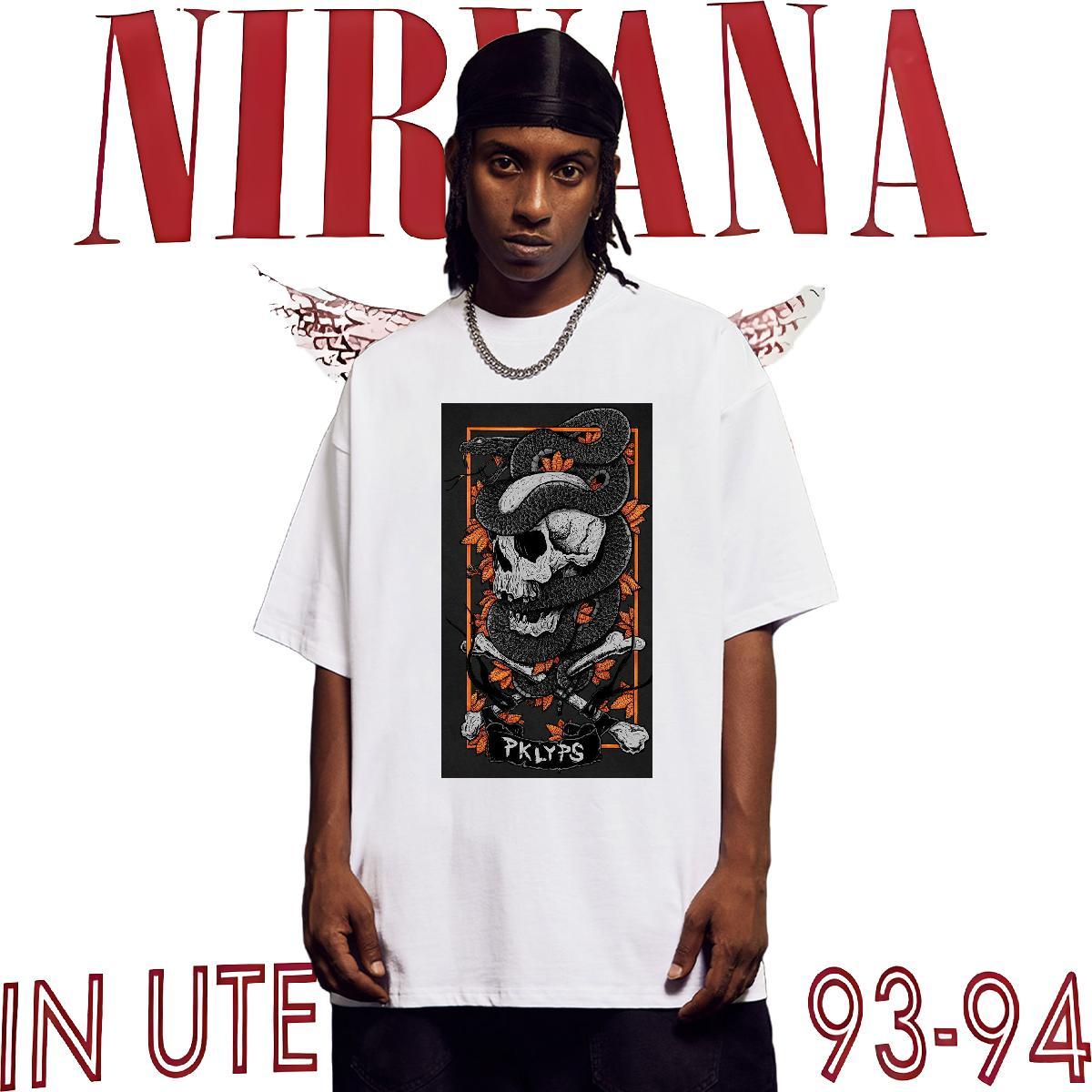 Designer T shirt 100% Cotton 230g skull Hip Hop Street DIY Logo Oversized Breathable Short Sleeve Tshirts Fashion Casual Polos