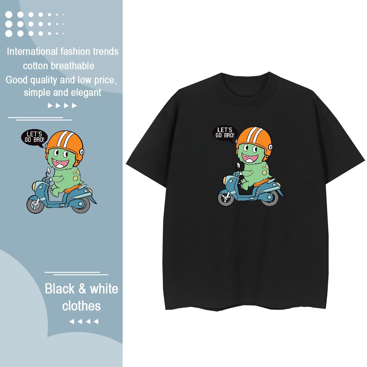 Popular Couples T Shirts 230g Pure Cotton USA Outdoor T Shirts Women O Neck Short Sleeves Custom Print Plus Size Tees Shirts