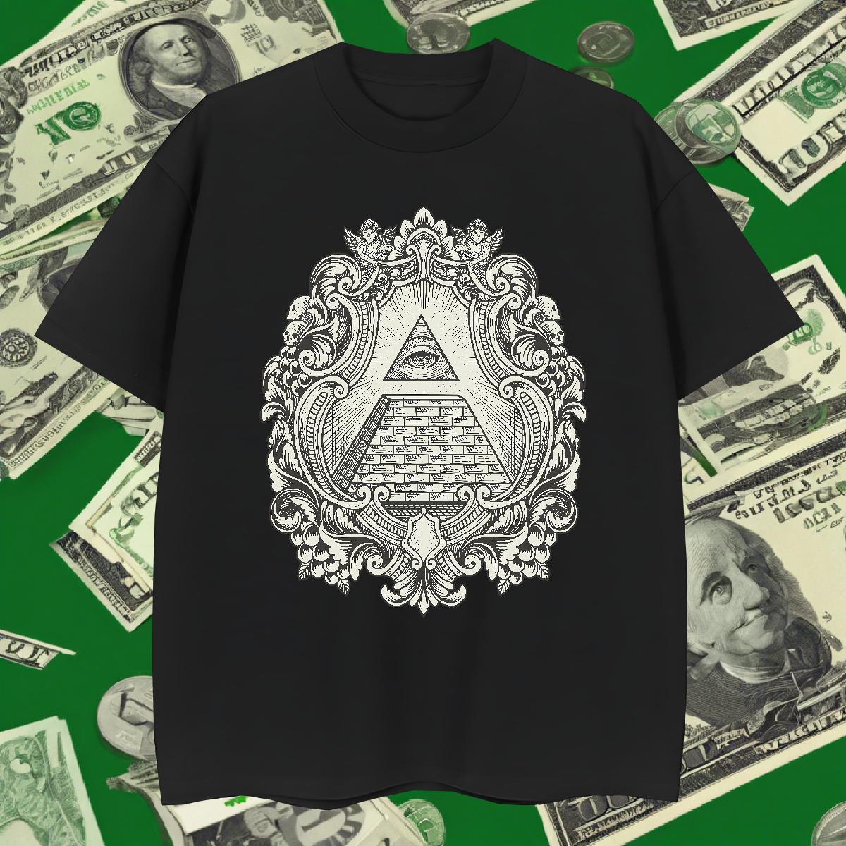High Quality T Shirt For Man 230g Cotton eye of the devil Sport Skull O-Neck Short Sleeve Couples T Shirts DIY Customized Polos