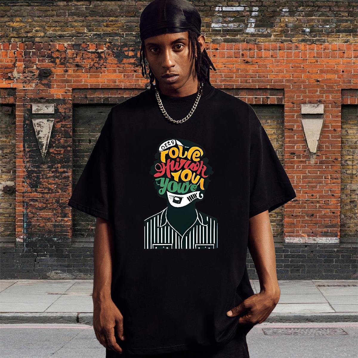 TOP Quality Mens T Shirts 230g 100% Cotton letter Beach Custom Cartoon Crew Neck Breathable Tshirt for Man Woman Stylist Tees Shirts