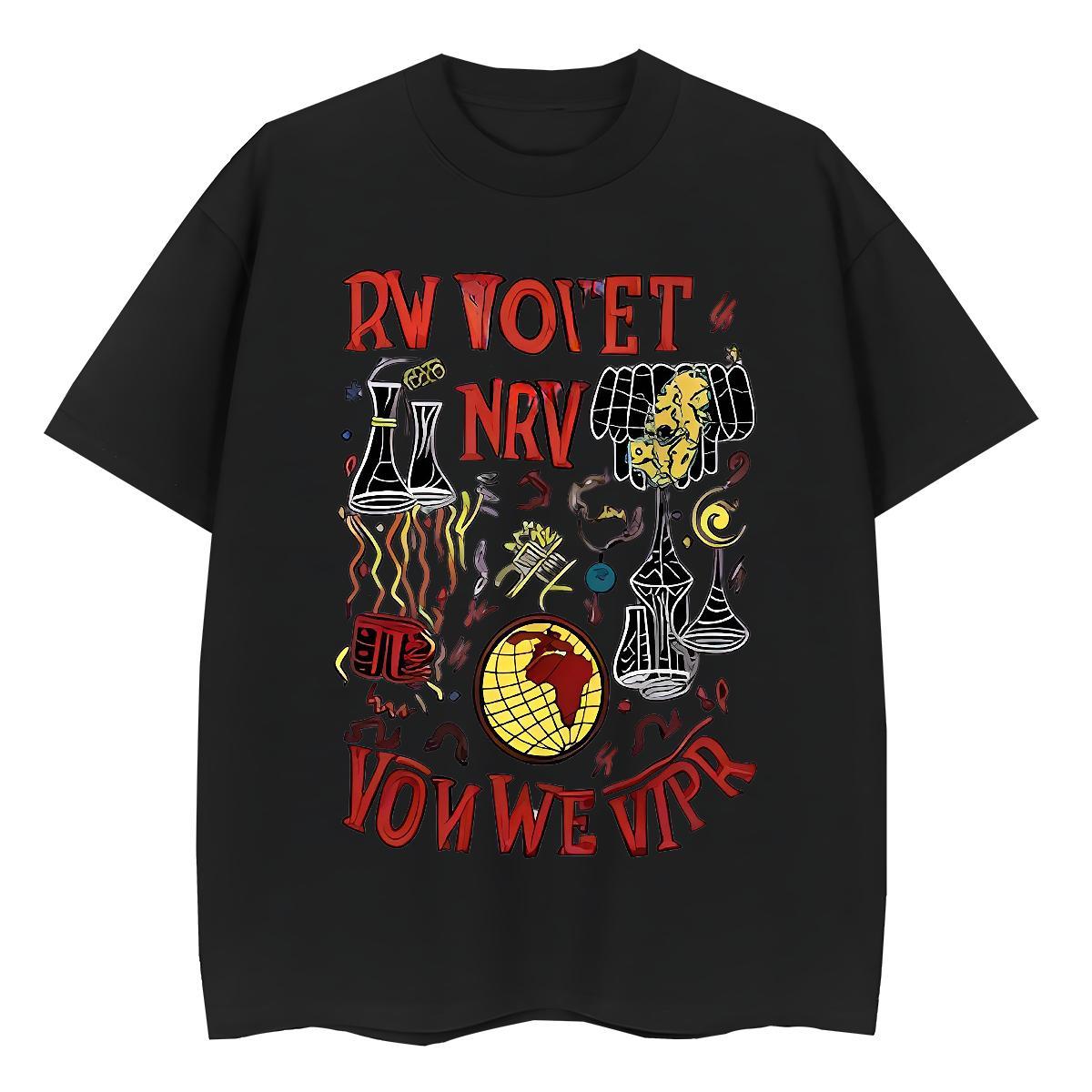 Comfortable Womens Tshirts 100% Cotton 230g letter Street Wear T Shirt For Woman Breathable Crew Neck Cartoon Print Polos