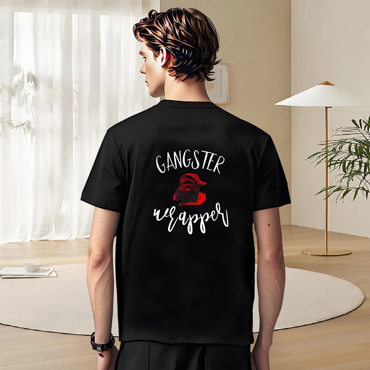 Popular T Shirts Men 230g Pure Cotton rose Summer Casual Plus Size Custom O-Neck Short Sleeve Tshirt for Man Woman DIY Top Tees